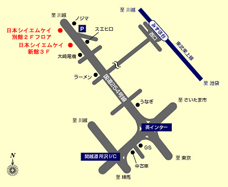 埼玉設計センターMAP