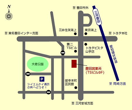 豊田設計センターMAP